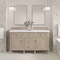 James Martin Vanities 60'' Double Vanity, Whitewashed Oak 424-V60D-WWO - alternate 4